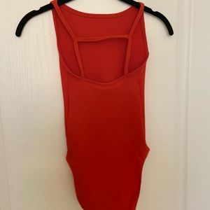 NWT TopShop bodysuit with unique back cutout